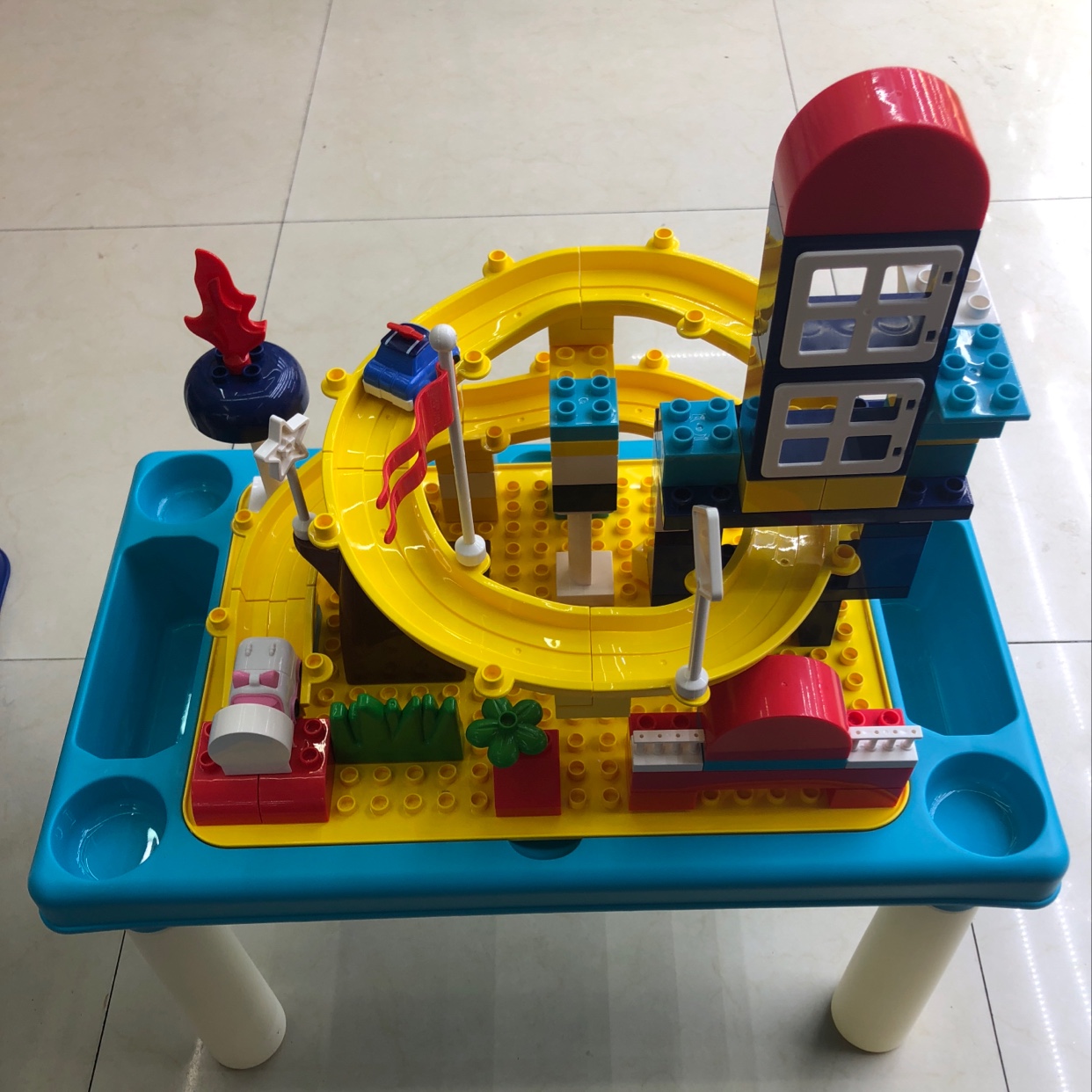Multi-functional block learning desk