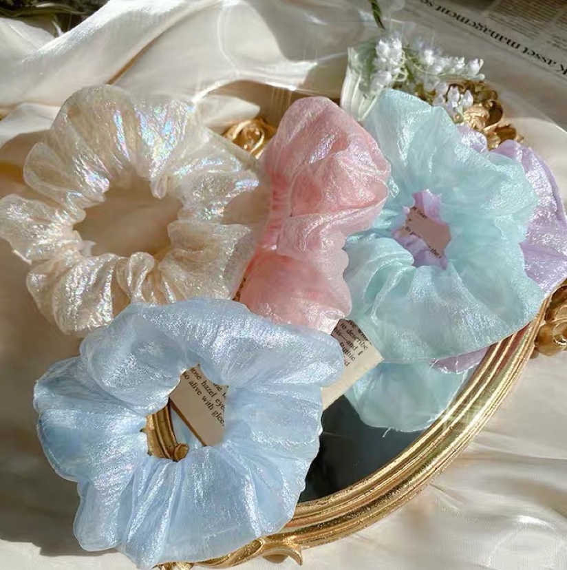 Bubble color sausage plait hair accessory