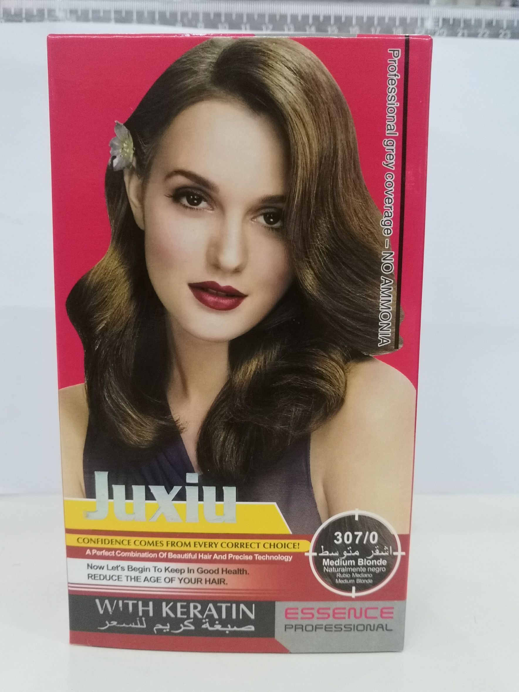 40Ml*2 Juxiu Hair Color Cream Rich Burgundy Red/Medium Blonde/Violet details Picture