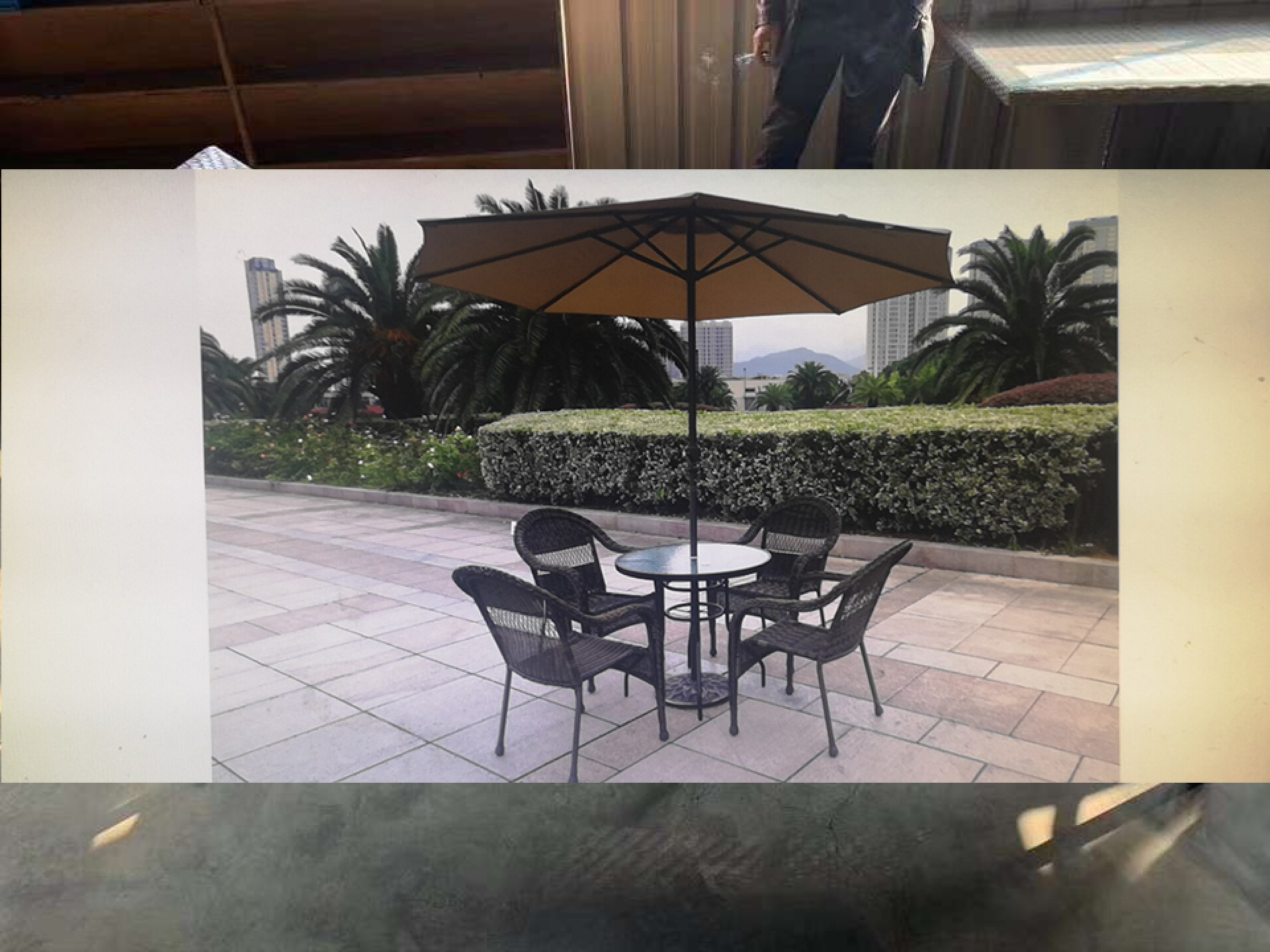Outdoor furniture, rattan chairs, courtyard furniture, imitation rattan tables and chairs, casual sets detail image 1