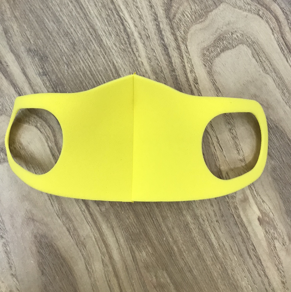 小童儿童时尚纯色海绵口罩防尘可水洗黄色【外贸专供】民用民用民用民用细节图