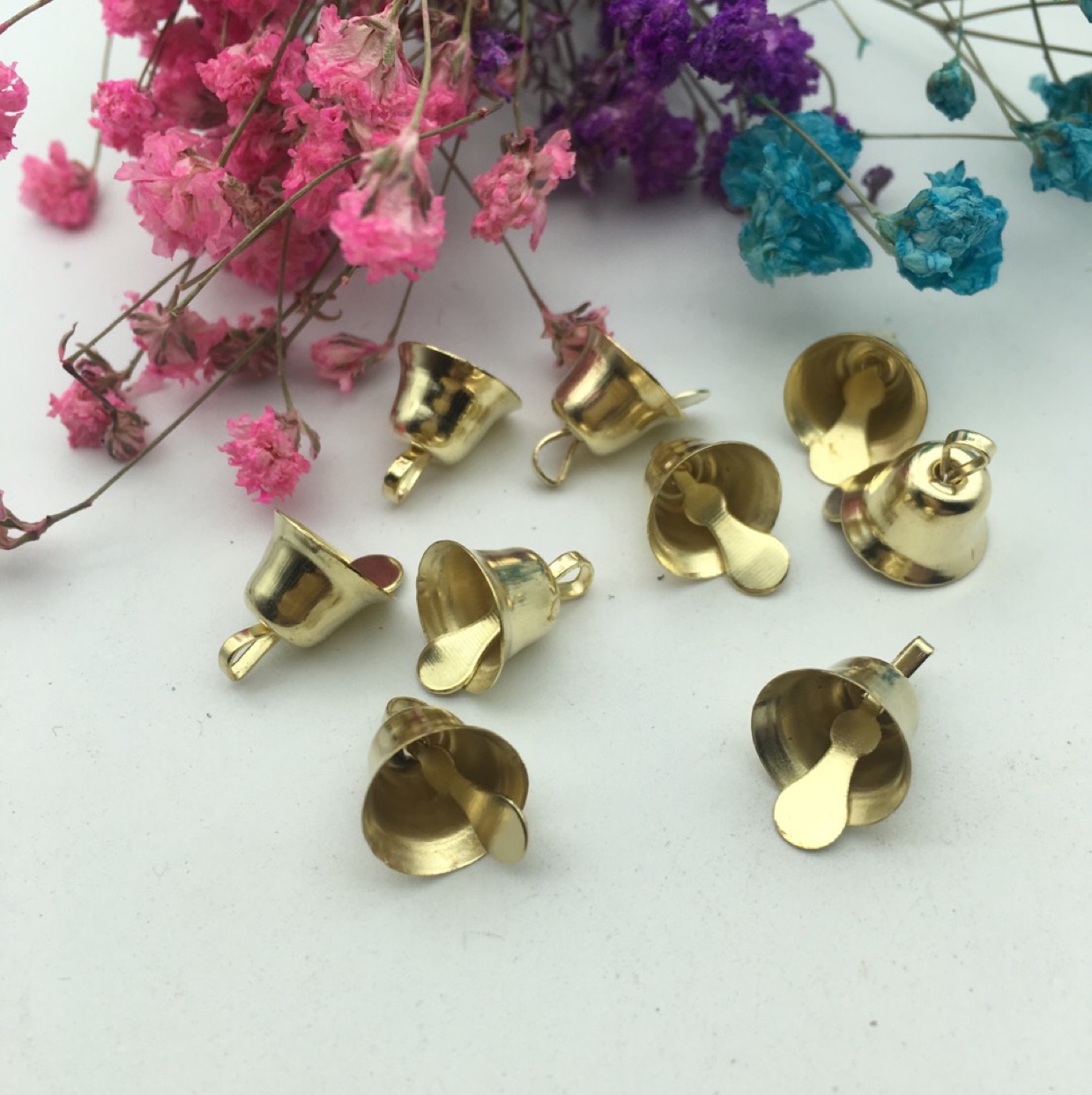 Small Iron Gold Bell Crafts Accessories, Christmas Accessories, Pet Chain Accessories details Picture