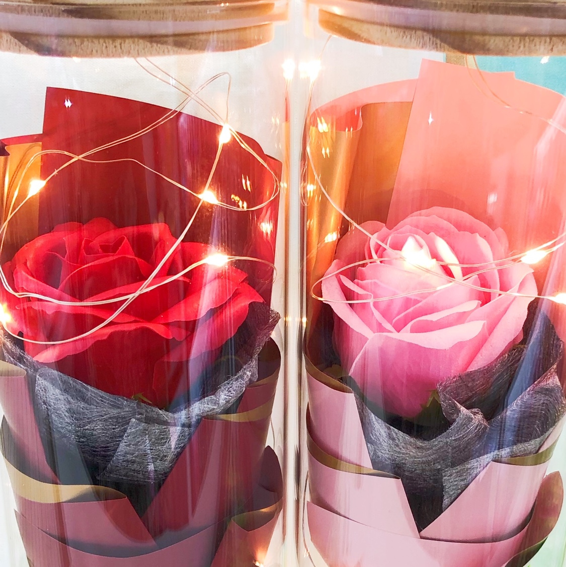 单枝玫瑰玻璃摆件礼品：8025单枝玫瑰产品图