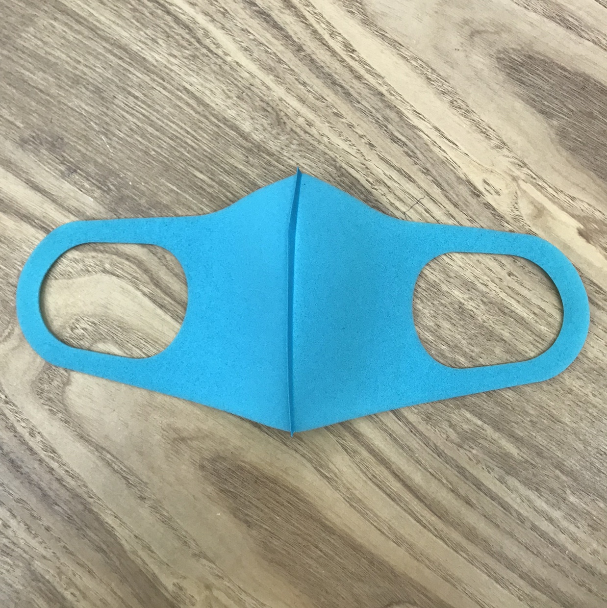 小童儿童学生纯色海绵口罩防尘防晒可水洗蓝色【外贸专供】民用民用民用民用图