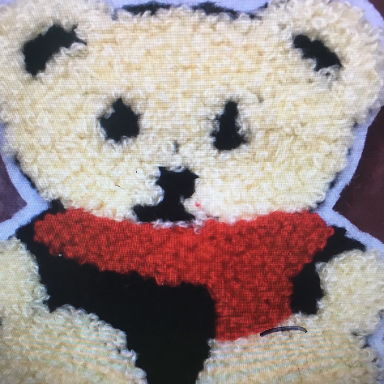 Embroidery Towel Embroidery Line Embroidery Boutique Good Embroidery Teddy Bear Stock Special Winter Accessories Application Scenario