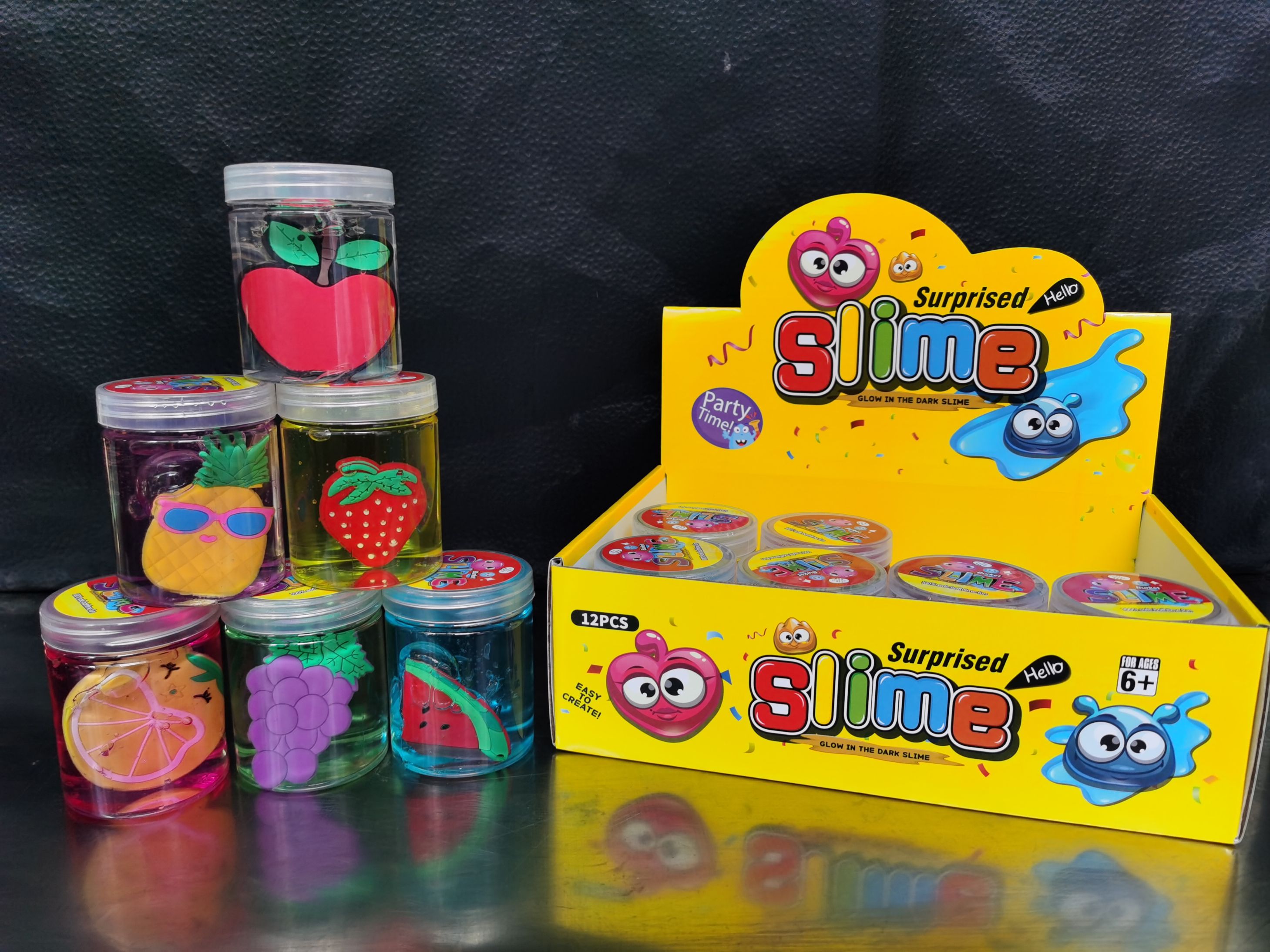 150g fruit soft film crystal slime Uncompressed slime poke slime bubble gum snot slime