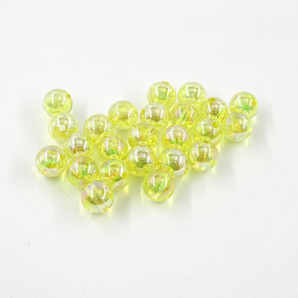 Imitation pearl through pearl AB color 6mm round beads perforated thumbnail