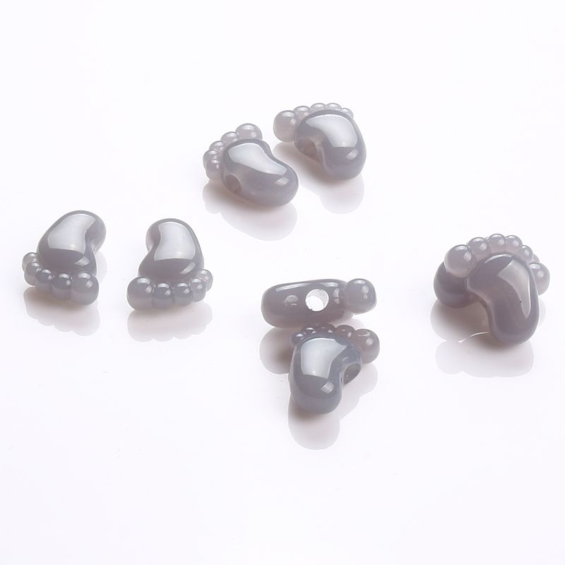 果冻亮油小脚丫直孔14MM详情图1