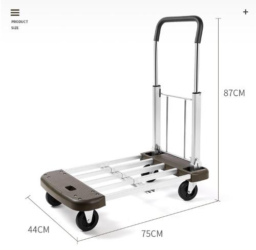 Foldable aluminum trolley, flatbed trolley, handcart Application Scenario