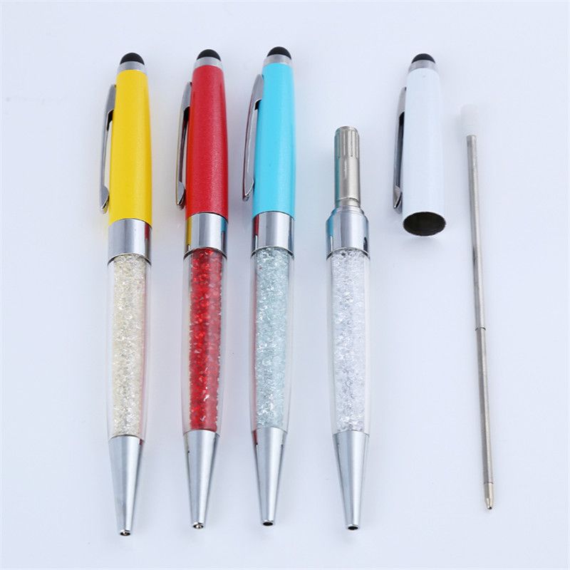 Shinmei pen crystal pen diamond pen business office gift promotion metal ballpoint pen