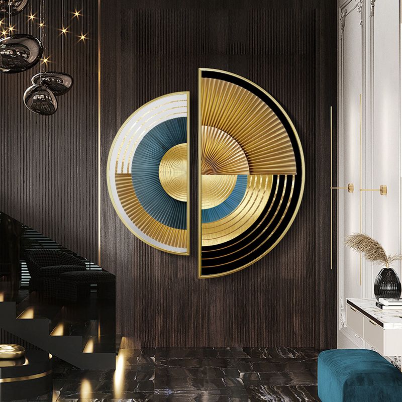 Modern light luxury living room and dining room decorative painting Companion series Crystal porcelain paintings Item Picture