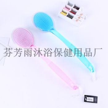 Multi-Color Shower Brush Back Scrub Shower Brush Long Handle Soft Hair Skin Friendly Extended Handle Bath Brush Adult Toiletries details Picture