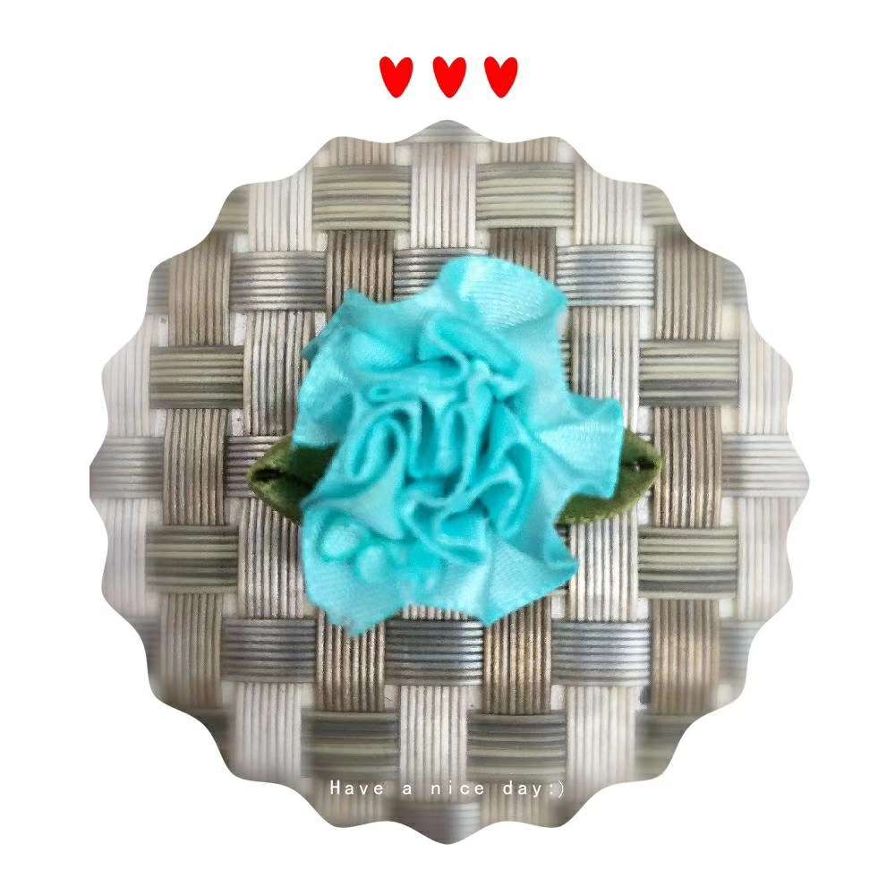 康乃馨叶子蝴蝶结细节图