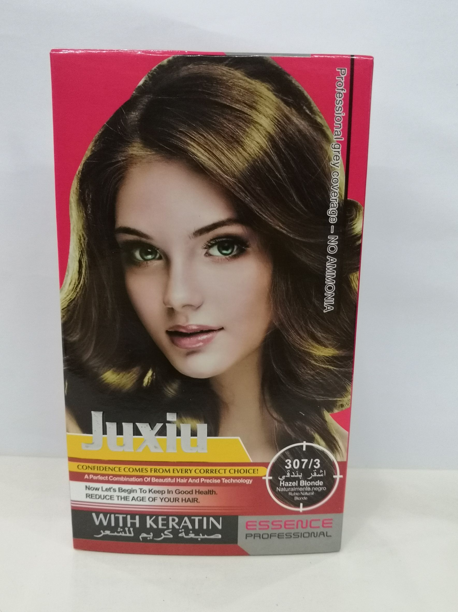 40ml*2 Red box JUXIU hair dye cream Hazel Blonde thumbnail