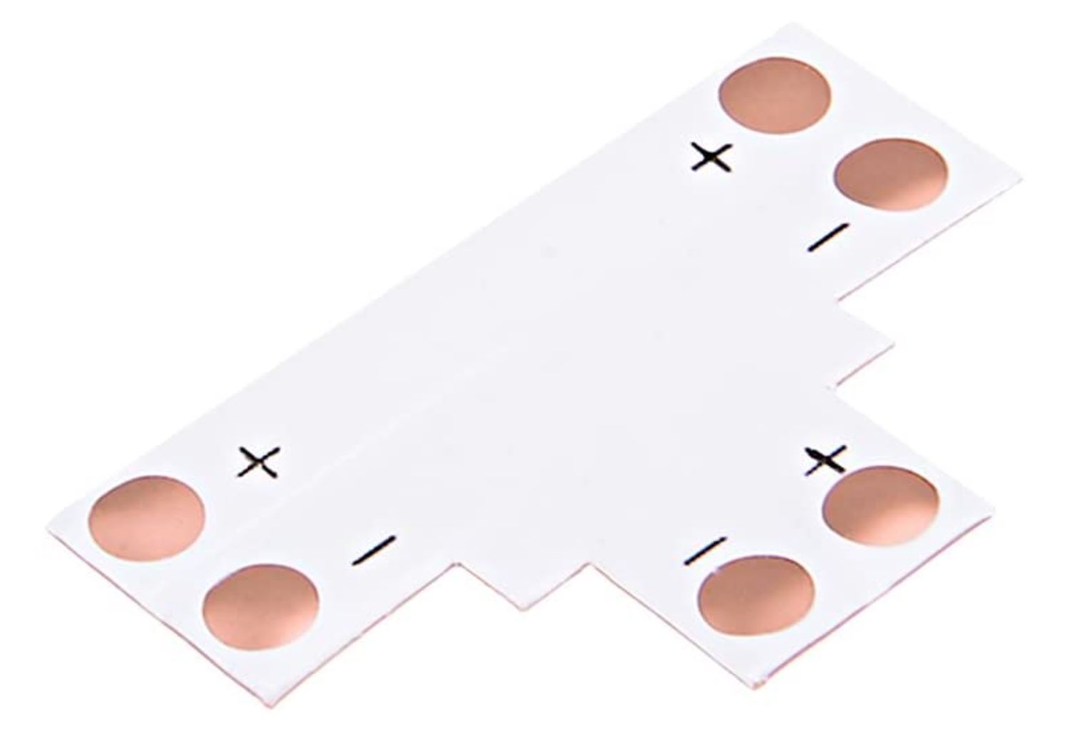 2 pin 8mm T-Shaped 2-pin pcb connector led strip connector