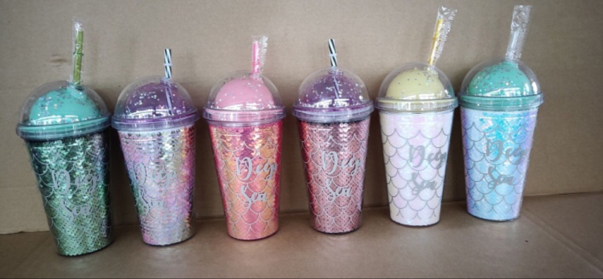 Fish scales sippy cup thumbnail