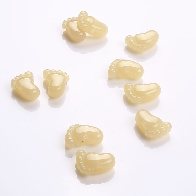 果冻亮油小脚丫直孔14MM详情图4