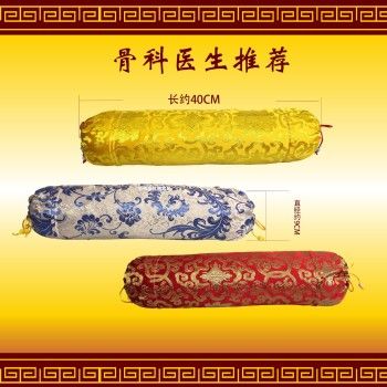 Golden Thread Nanmu cervical pillow Repair Cervical neck pillow, small-leaf nanmu wood shavings health pillow, single cylindrical pillow detail image 1