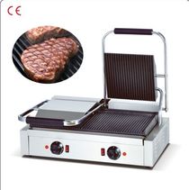 DF68075 Double head voltage pickpocket Double pressure plate non-stick Panini machine Double side roast machine Sandwich machine Double head pit pickpocket DF TRADING HOUSE