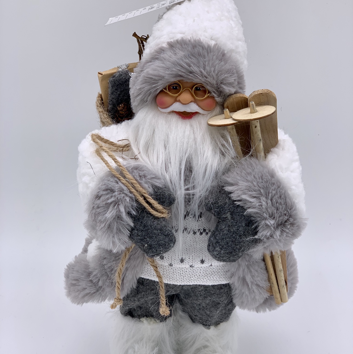 30cm white deluxe electric Santa Claus thumbnail
