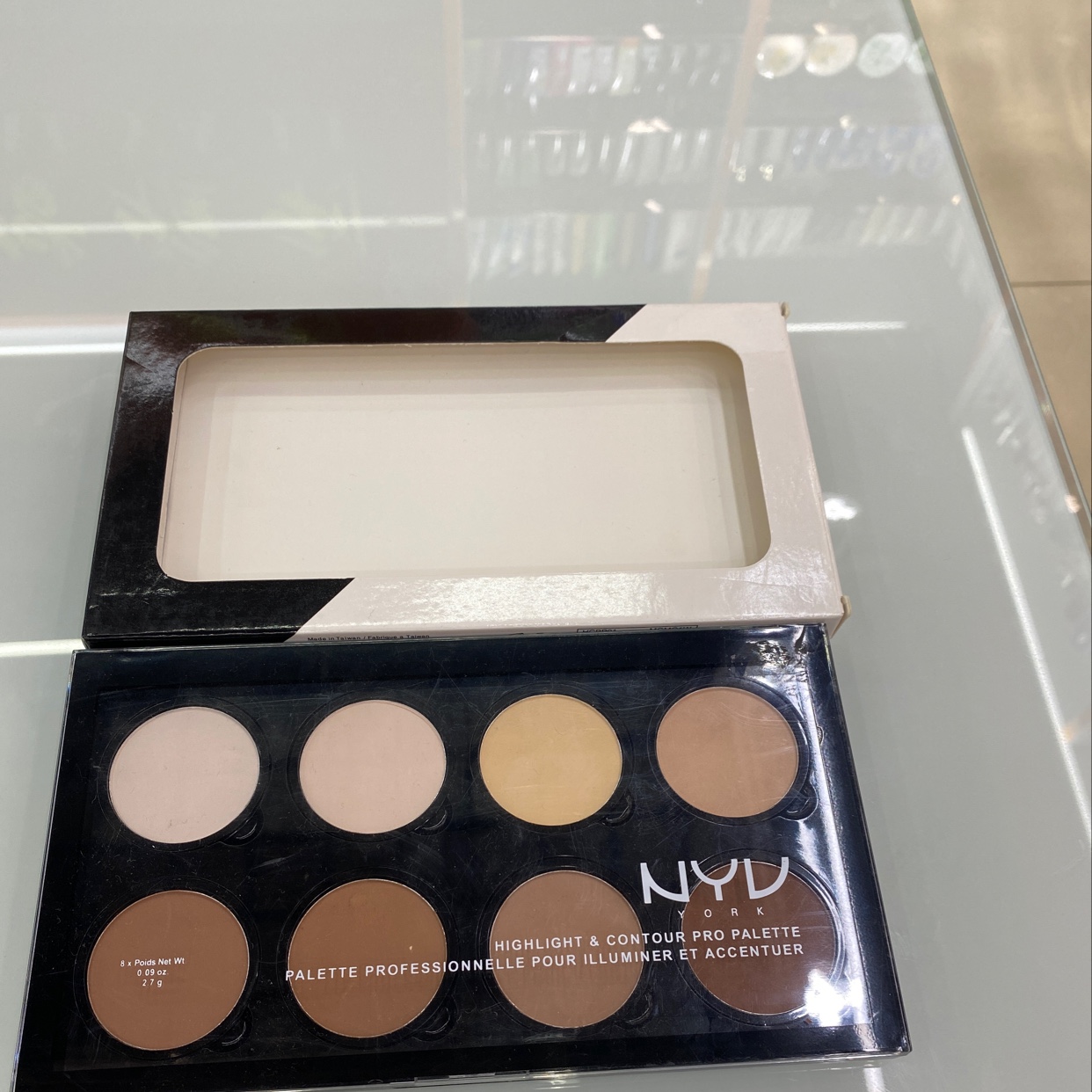 8 color eyebrow powder