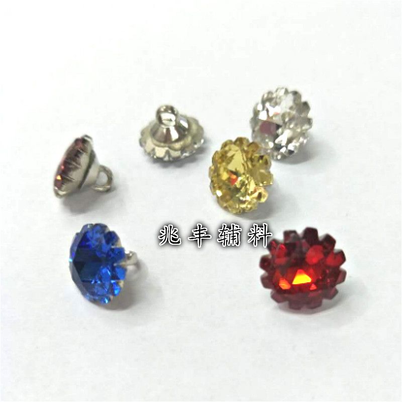 Wholesale crystal buttons set diamond buttons glass diamond buttons clothing accessories thumbnail