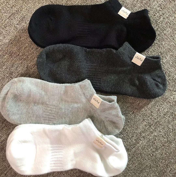 2020春夏款日韩版透气布标网托男士