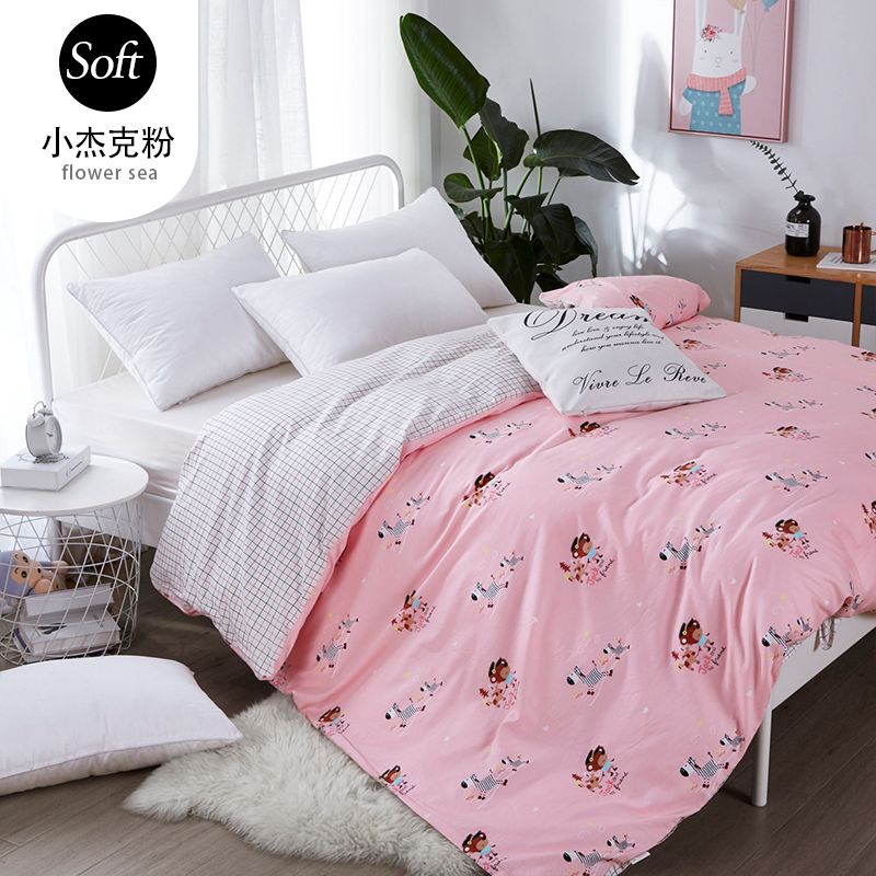 Cotton Cotton Children's Cartoon Pattern Single Bed Cover 150*200 Cushion Bed Cover Bed Cover 1