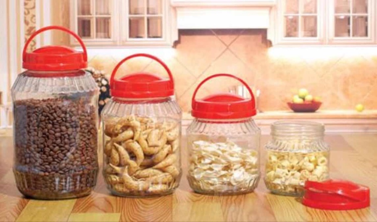 Glass storage bottle sealing bottle