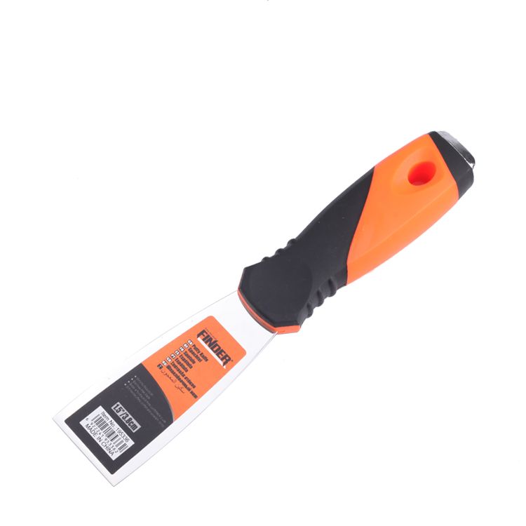 Discoverer Tools: Orange and black plastic-handled stainless steel putty knife, 1.5-inch Wall Scraper Application Scenario