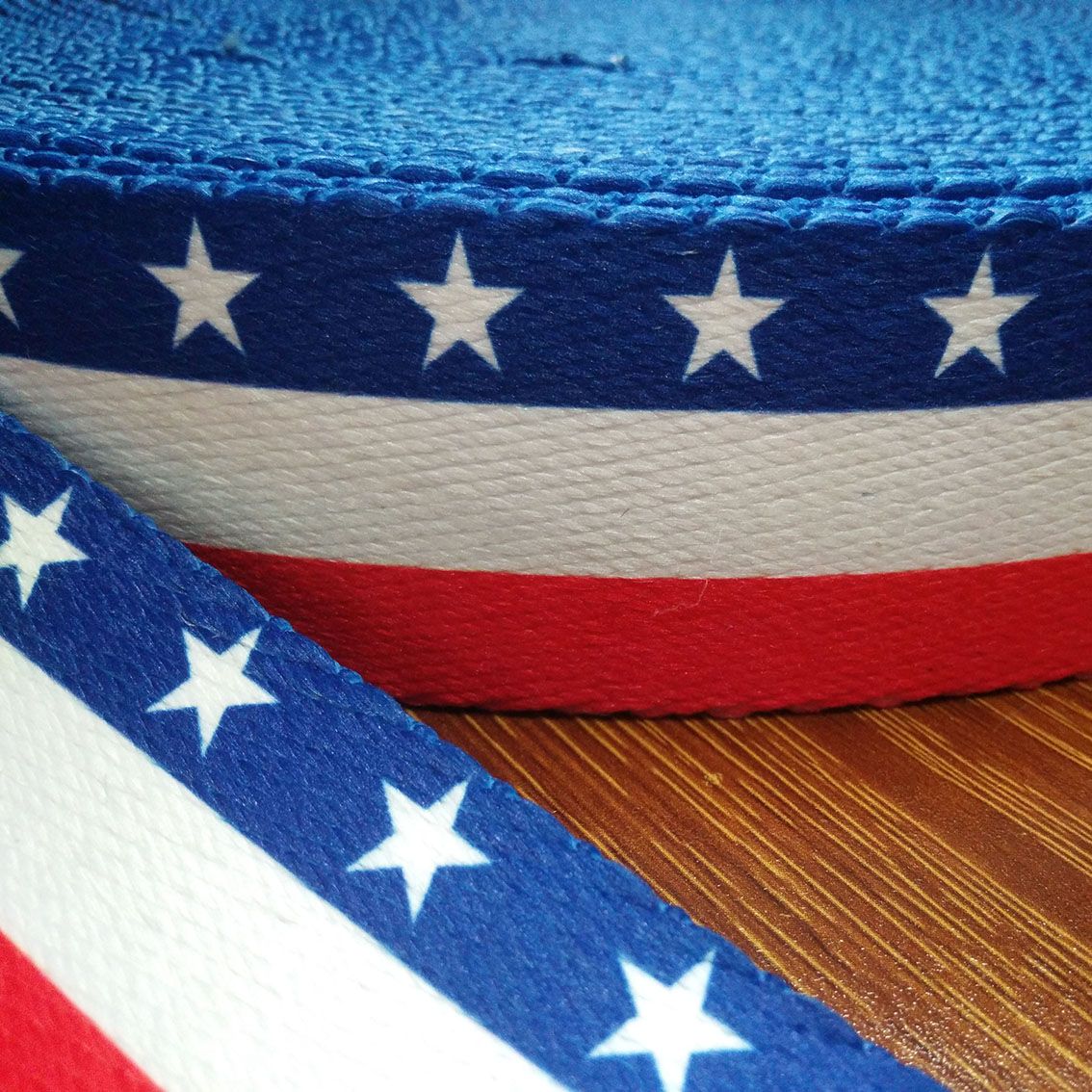 Factory direct sales: 4cm thickened polyester web silk belt, digitally printed national flag backpack belt Application Scenario