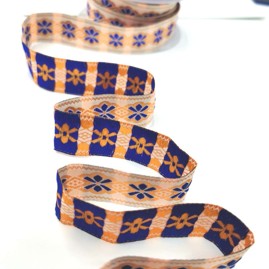 Polyester Trademark Jacquard Pattern Ribbon Spot Accessories Custom Accessories Clothing Clothing Accessories Handmade Guy details Picture