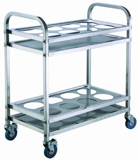 Stainless steel water bottle cart 850*450*900 detail image 1