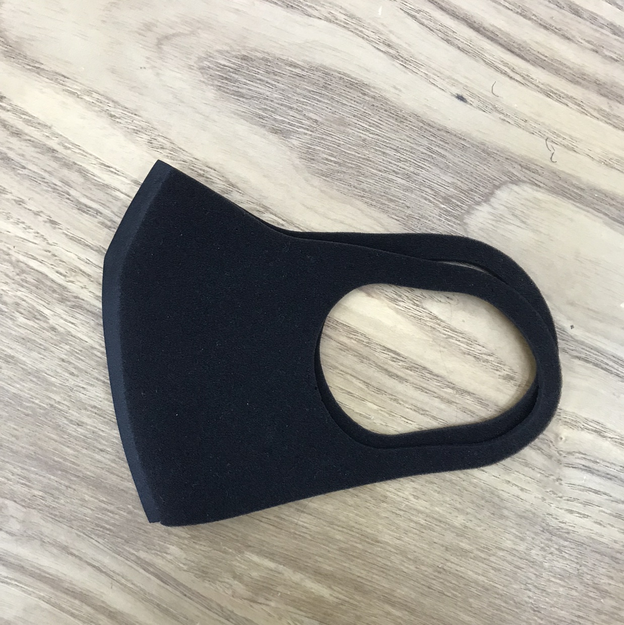 成人纯色海绵口罩时尚防尘有弹性可水洗黑色【外贸专供】民用民用民用民用产品图