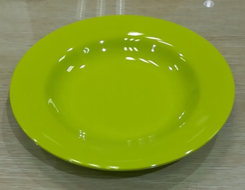 100% melamine imitation porcelain tableware A5 solid color deep dish soup plate plate plate plate plate meat plate, factory direct sales