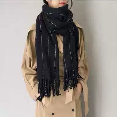 Women's Shawl Autumnwinter Fashion Coat With Casual Explosive Scarf