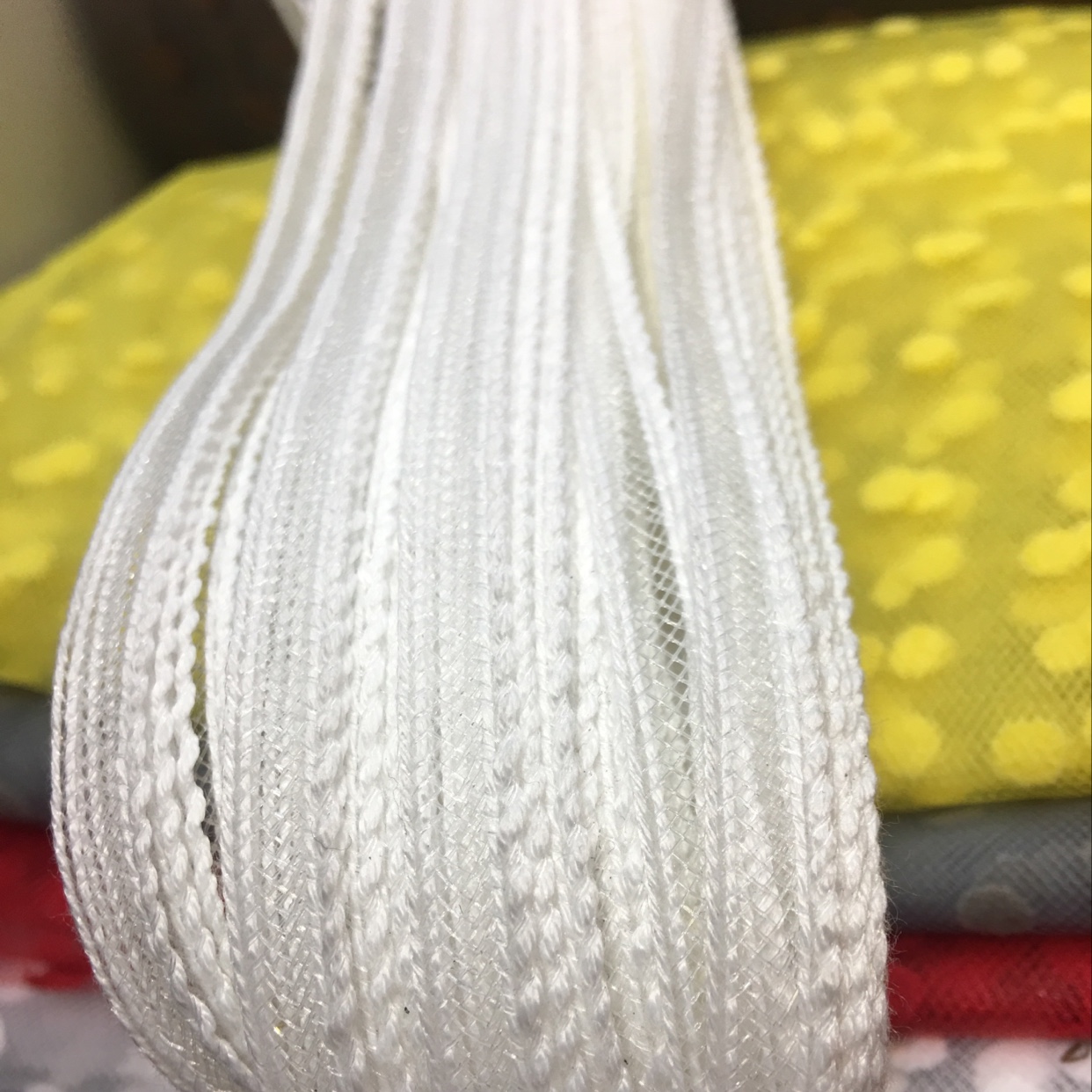 1 cm light board elastic mesh dress dress skirt horse hair tail gauze wedding dress thumbnail