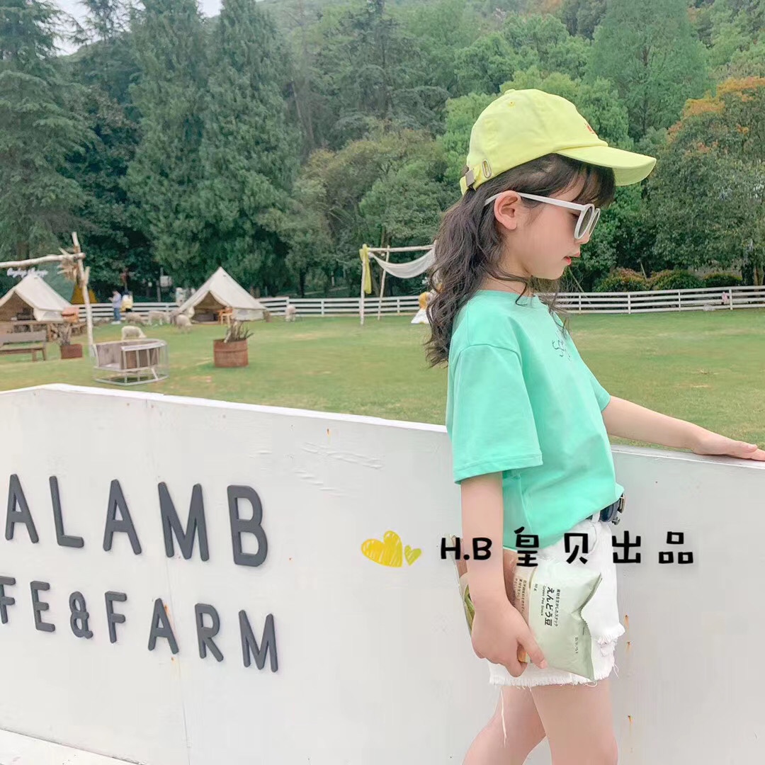 笑脸短袖一套细节图