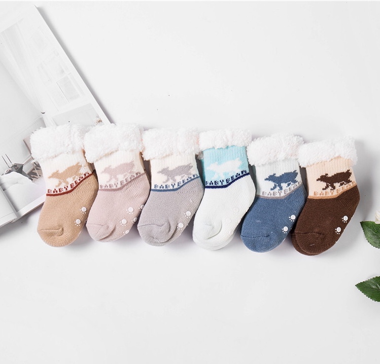 男宝宝袜袜筒小熊