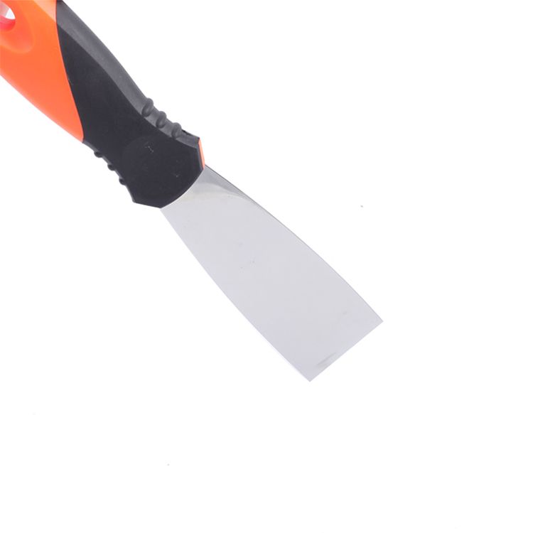 Discoverer Tools: Orange and black plastic-handled stainless steel putty knife, 1.5-inch Wall Scraper detail image 3