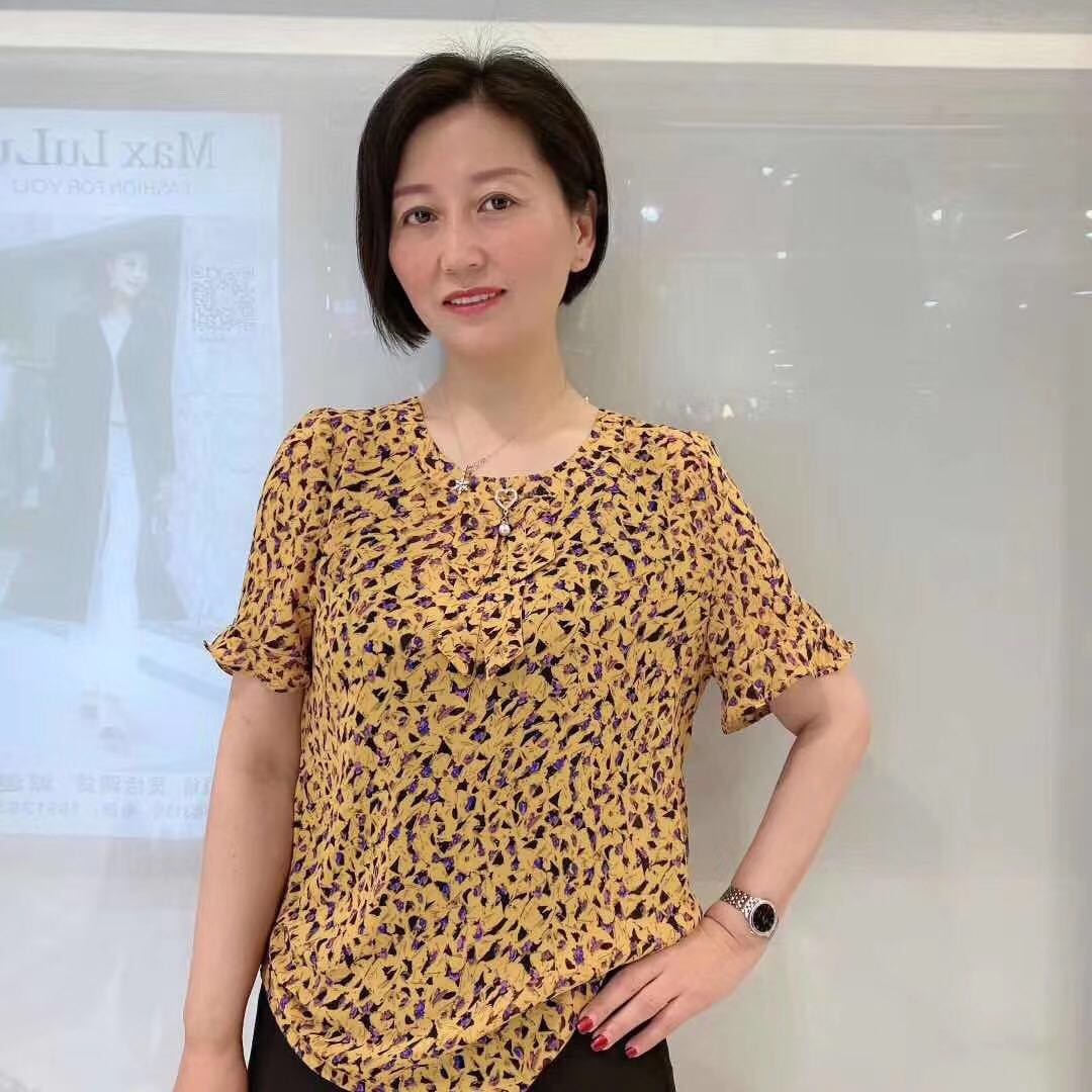 Clothes where the charm 20-X103 fashion slim small dress women 2020 summer new full figure