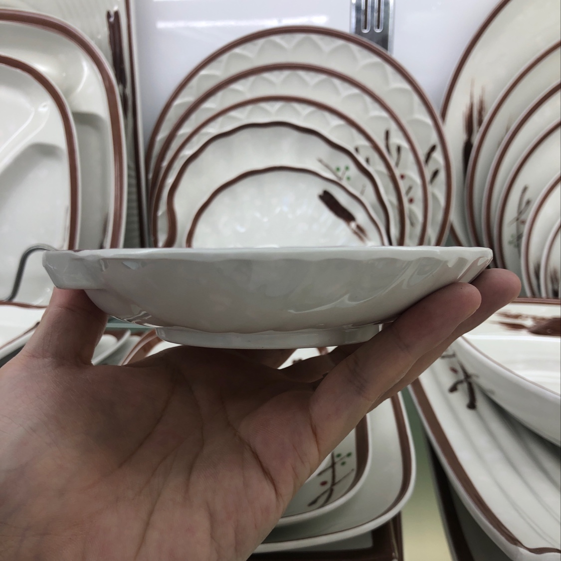 "Art Series Shell Plates. details Picture