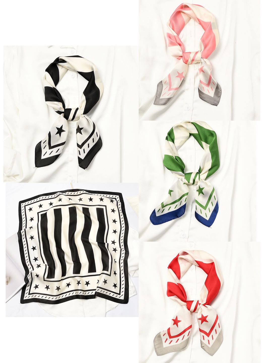 Small Silk Printed Square 1