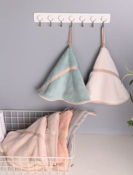 挂式擦手巾厨房浴室擦手吸水家用干手巾毛巾