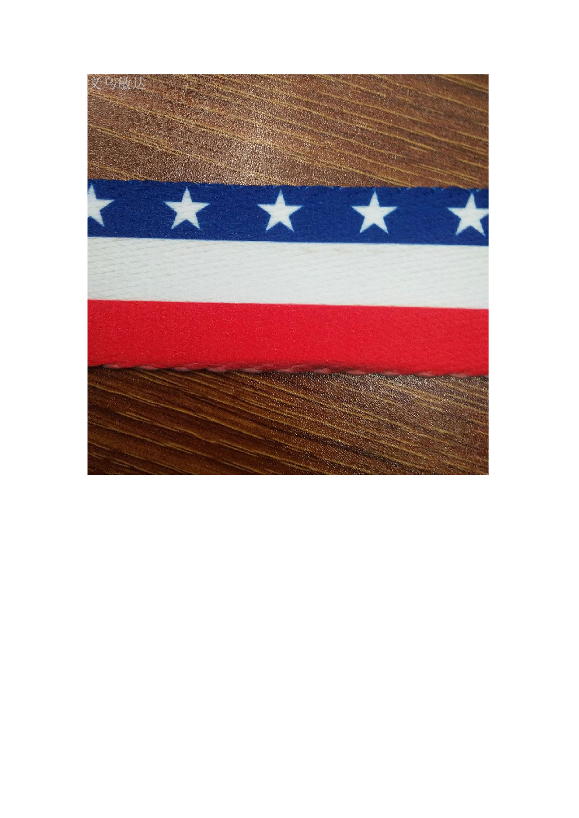 Factory direct sales: 4cm thickened polyester web silk belt, digitally printed national flag backpack belt detail image 3