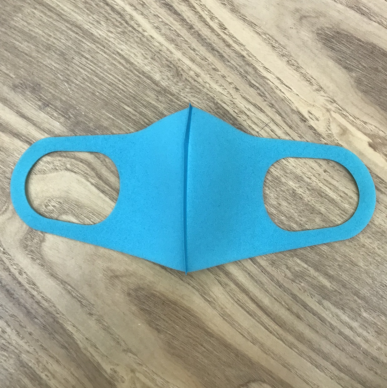 小童儿童学生纯色海绵口罩防尘防晒可水洗蓝色【外贸专供】民用民用民用民用产品图