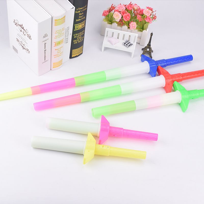 Street stall supplies: Four-section telescopic sticks, flashing fairy magic wands, cheering props, children's glowing toys, swords and knives Specification image