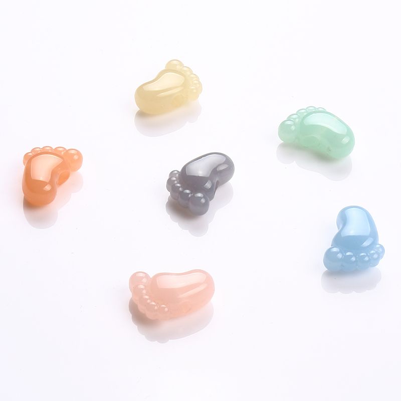 果冻亮油小脚丫直孔14MM