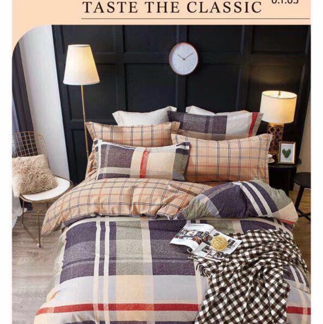 Non-fading and non-pilling active Australian velvet cotton four-piece set in stock with patterns Specification image