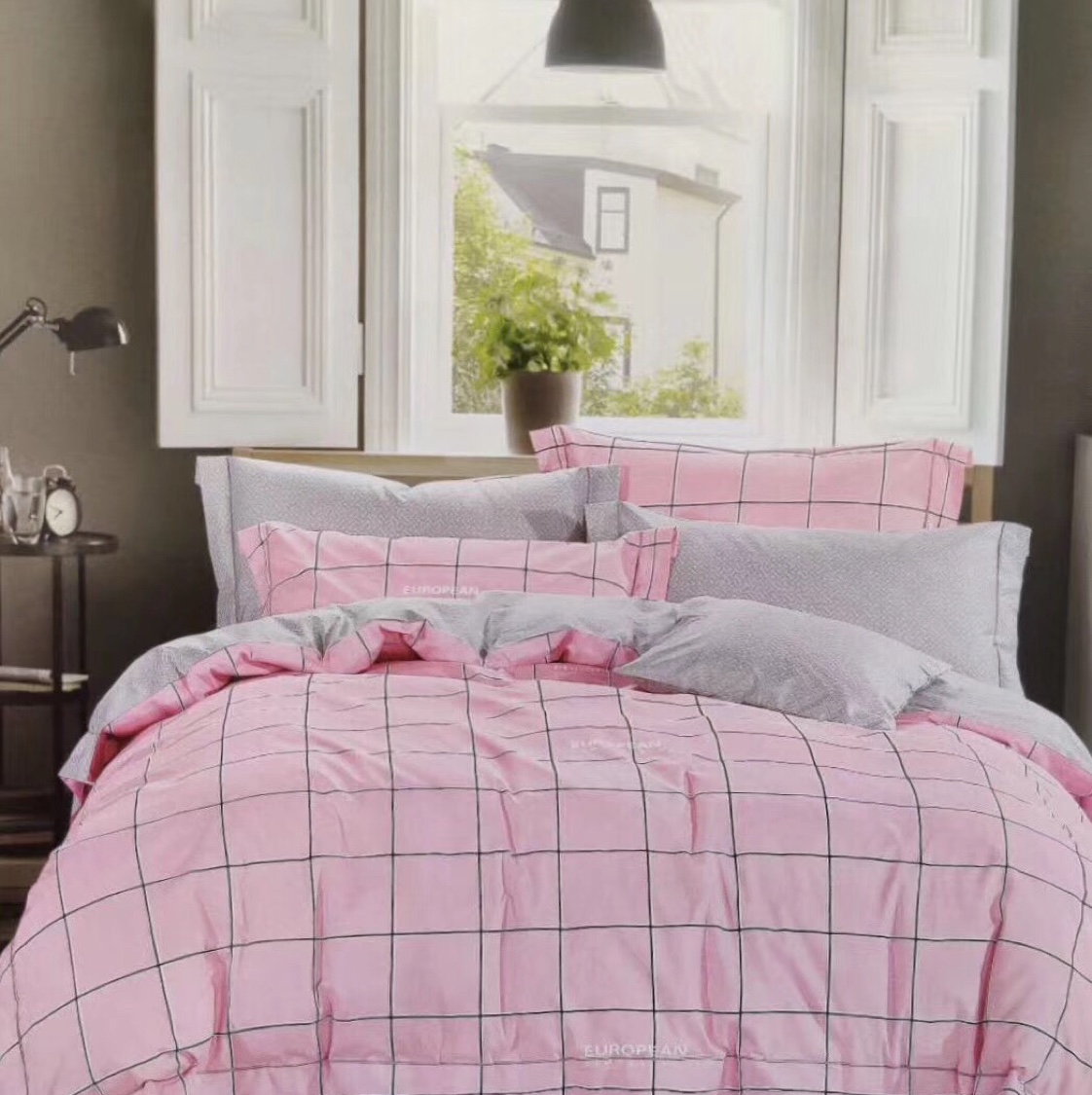 简约北欧纯棉床上用品四件套全棉床单被套被子被单床品150*200详情图10